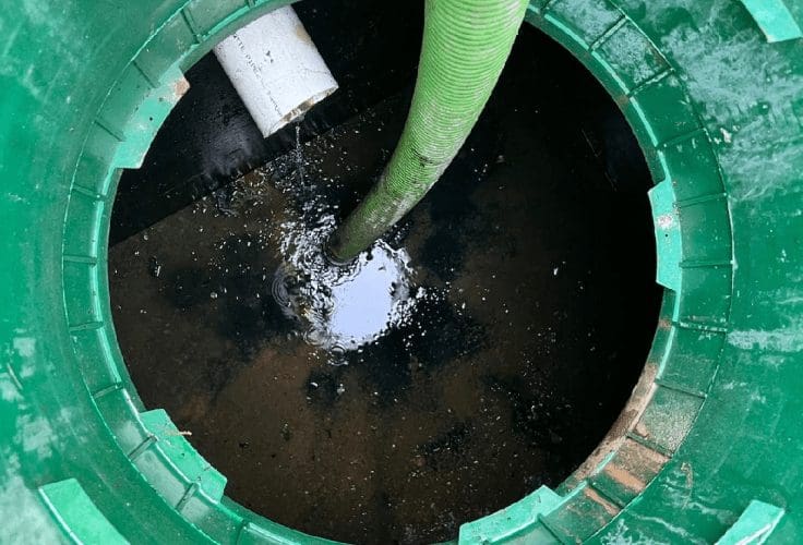 Regular and emergency septic pumping